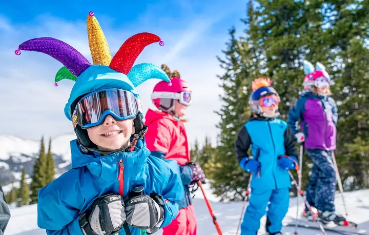 Ski School kids lesson